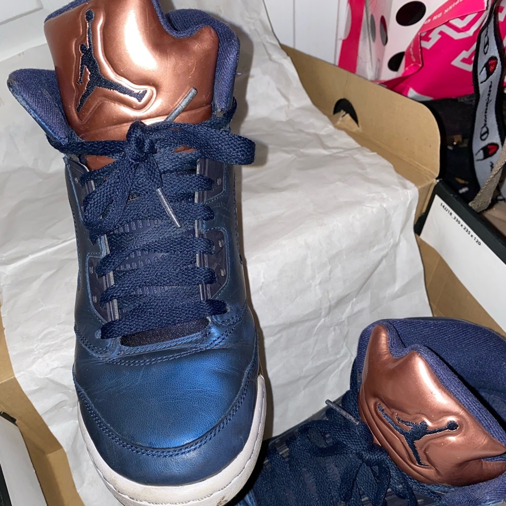 blue & gold jordans